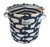 Peek-a-Bags Canvas Toy Storage Bin Perfect for Books Stuffed Animals Nursery storage organization & 