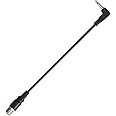 [フジパーツ][整合器]3.5mm ミニプラグ(オス)-F型接栓(メス)（75Ω整合器）/FZ-365