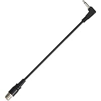 [フジパーツ][整合器]3.5mm ミニプラグ(オス)-F型接栓(メス)（75Ω整合器）/FZ-365