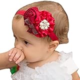 miugleベビーガールズレッドヘッドバンドのリボン