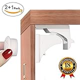 Baby Safety Lock Magnetic Locks for Cabinet, Drawers, Closet - Invisible Child Proofing Locks - 2 Lo