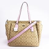 (コーチ) COACH マザーズバッグ SV/Light Khaki/Petal ライトカーキ×ペタル F35414 SVAKI [並行輸入品]