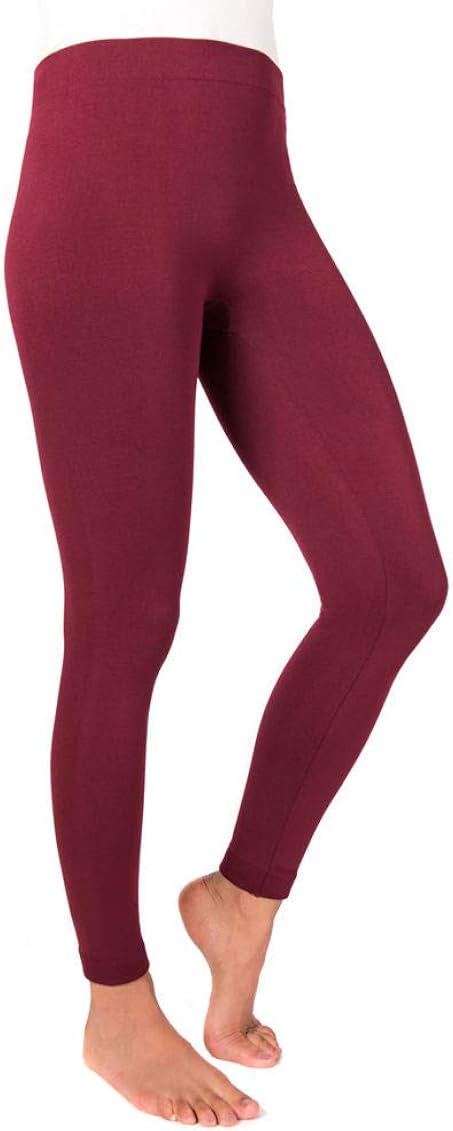 Muk Luks Women's Solid Fleece Leggings 