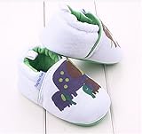 WIN ビーシューズ ファーストシューズ ビー 子供 靴 赤ちゃん 滑め防ぐ靴 室内履き ルームシューズ ソフトソール 出産お祝いプレゼントにも (11cm, ゾーさん)