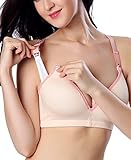 NINGMI 授乳用のブラジャー スリム ノンワイヤー/ 敏感肌に/授乳インナー/妊婦ブラ