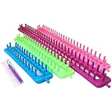 【SHOP SHIMATARO】ニットクイックルーム 長方形型 編み機 4サイズセット 編み針付き