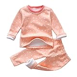 Tovadoo 子供服 ベビー服 男女共用 トップス+ズボン 秋冬 長袖 多色 プリント 厚手 暖かい キュート ソフト ファッション 保育園 旅行 プレゼント