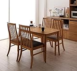 引き出し付コンパクトダイニング5点セット 天然木タモ天板 使い勝手よし 【テーブル(幅115cm)1＋チェア4】 (テーブルカラー：ナチュラル、チェア座面カラー：ライトグレー2脚＋チャコールグレー2脚)