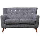 アビライト 大川家具 3色から選べる ワイド ハイバックソファシリーズ  2人掛け ソファ グレー SKT-0148