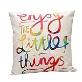 SMTSMT World Map Burlap Pillow Cases Cushion Covers-18 18 by SMTSMT