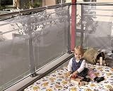 NEWSTYLE Kid Safe Deck Guard - Safety Net Railnet for Balcony, Stairway and Patios - 10ft.L x 2.5ft.