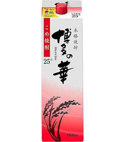 Amazon.co.jp: 乙 博多の華 麦25°パック／福徳長 1.8L × 6本 : 食品