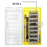 60 in 1精密スクリュードライバツール 分解 マグネティック スクリュードライバーセットScrewdriver Set L-6208