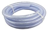 高圧力 編み込み工業用PVCチューブ  3" ID x 25 ft クリア HPpvc300-025ft 1