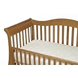 Babyluxe 100% Organic Cotton Crib Sheet- with Safety Stay On Corners (Brown Check) [並行輸入品]