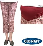 OLD NAVY(オールドネイビー) マタニティ バティック風クロップパンツ XS [ウェア&シューズ] [ウェア&シューズ]