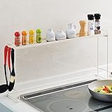 調味料ラック スパイスラック コンロ奥調味料ラック ホワイト 76668