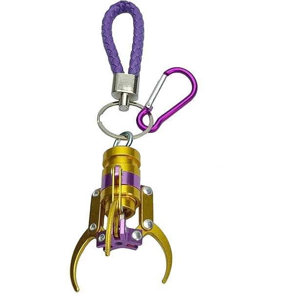 NEW UFO キャッチャー キーリング アーム キーホルダー ブルー レッド NEW UFO キャッチャー キーリング アーム キーホルダー ブルー