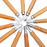 彫刻刀 初心者 12本セット 手彫り 木工 彫刻 伝統工芸 木彫り 版画 篆刻 日曜大工 DIY工具 個人趣味