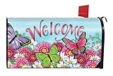 バタフライWelcome Spring Largeメールボックスカバー花柄オーバーサイズBriarwood Lane