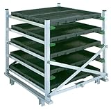 昭和ブリッジ 苗箱運搬棚（水平収納・10枚）NC-10【苗棚】