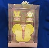 Baby Essentials 3-piece Keepsake Set, Baby's First Tooth, Curl, and Bank. Butterfly Theme by Baby Es