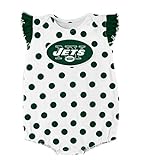 New York Jets Girls Infant Onesieサイズ6 – 9ヶ月ボディースーツクリーパー – ホワイト
