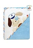 BlueberryShop Embroidered COTTON HOODED Bath Pool Beach TOWEL Baby Kid Todler Gift (31.5" x 31.5") (
