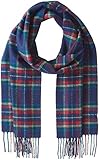(マッキントッシュ フィロソフィー) MACKINTOSH PHILOSOPHY 洗えるカシミヤ チェックマフラー 24-431-36135 75.0 ディープブルー 25 * 180cm