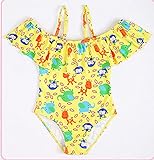 AMIGGOO 水着 キッズ 子供用服 動物柄 水泳授業、練習用、ビキニ 女の子用 水着 スイムウエア　ワンピース 水遊び、海水浴、プールデビュー、競技用、幼稚園、保育園用