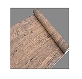 簡単 模様替え 壁紙 貼付シールタイプ 45cm×10m ウォールステッカー 防水 【貼り方説明書付】 (木目03)