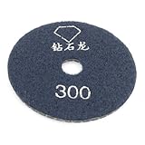 DealMux 3.9inch Dia Grit 300 carreaux de pierre humide Moulin de polissage de diamants Pad