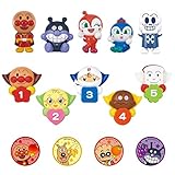 おへやでもおふろでも！ピタッとくっつく♪アンパンマンとなかまたち知育セット 対象年齢 3才以上