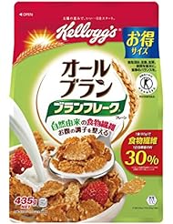 [トクホ] ケロッグ ブランフレーク プレーン 徳用袋 435g