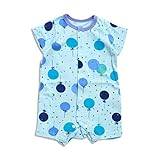 baby ampersand バルーン柄ロンパス　サックス　60cm