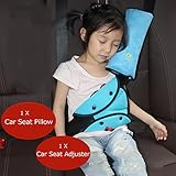 iokone Seatbelt Adjuster車シートベルト安全カバーオート枕車安全ベルト保護肩パッドAdjuster for Kids