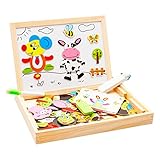 Linyuan 安定した品質 Magnetic Dry Erase Board Puzzles Games 120 Pieces Wooden Toy Educational Learning Toy