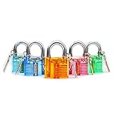 プレイヤーのためのLockmallカラフルな透明ロック (full set)