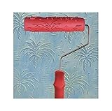 エンボスペイントローラーウォールペイントランナーウォールデコレーションDIYツール、パターン2