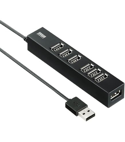 Amazon.co.jp: サンワサプライ USB2.0 10ポートハブ USB-2HCS10