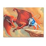 Brave Knight by Geno Peoples、18 x 24インチキャンバス壁アート