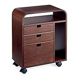 曲げ木のリビングワゴン　　ダークブラウン