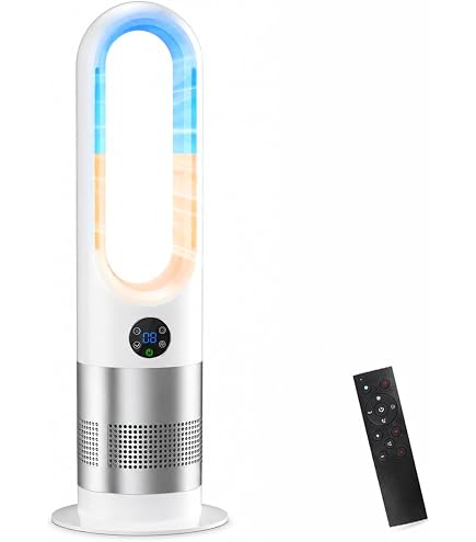 Amazon | タワーファン 扇風機 羽なし フロア扇風機【2026業界初 1台6