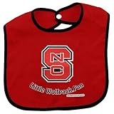 NCAA McArthur North Carolina State Wolfpackコットンベビーよだれかけ – レッド