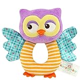 ベビーぬいぐるみハンドバッグおもちゃイーグル (Purple owl)