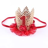 Tovadoo ヘアバンド 子供用 女の子 花 王冠シリーズ プリンセス 髪飾り 多色 かわいい おしゃれ 誕生日 ダンス イベント用 0.5-3歳