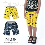 (ディラッシュ) DILASH盛夏'16/ミラノリブくじら総柄ハーフパンツ 140 ネイビー