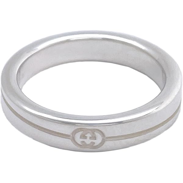 Amazon.co.jp: [グッチ] ダイアゴナル インターロッキングG リング 6mm