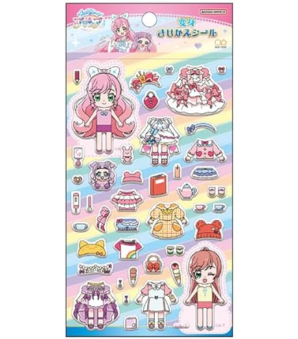 Amazon | サンスター文具 プリキュア シール きせかえシール