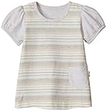 yuga☆パフスリーブ・チュニック パープル 90cm オーガニックコットン100% 子供服 女の子 Tシャツ 出産祝い プレゼント 綿100%